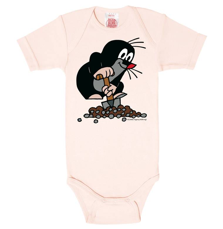 Logoshirt Der Kleine Maulwurf - Hügel - Baby Body - Kurzarm