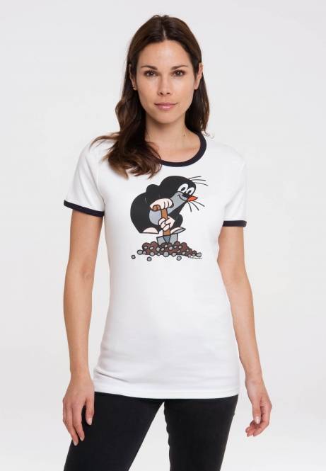 Logoshirt Der Kleine Maulwurf - Hügel - T-Shirt Print - Damen