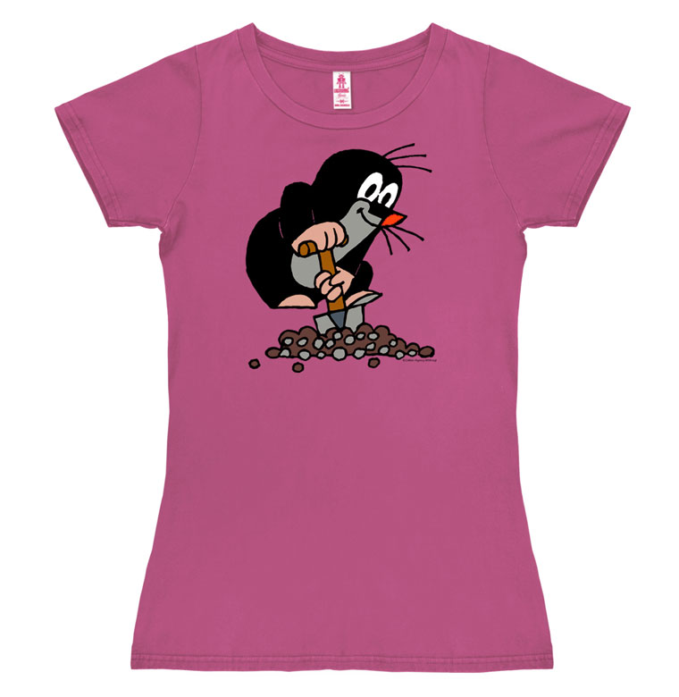 Logoshirt Der kleine Maulwurf - Hügel - T-Shirt Print - Damen