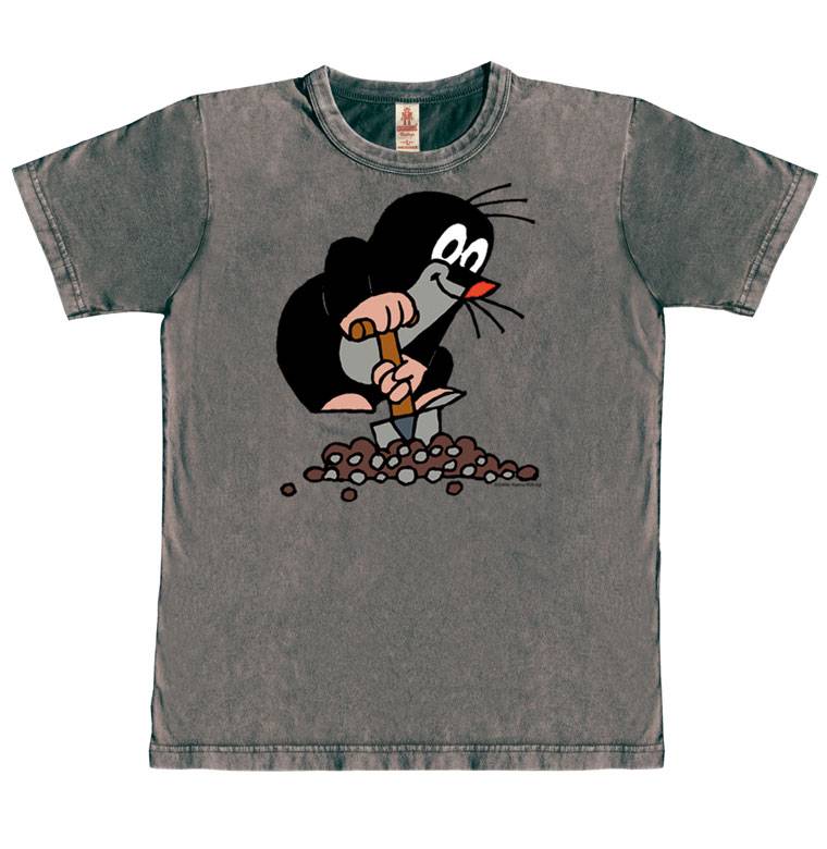 Logoshirt Der kleine Maulwurf - Hügel - T-Shirt Vintage - Print - Damen