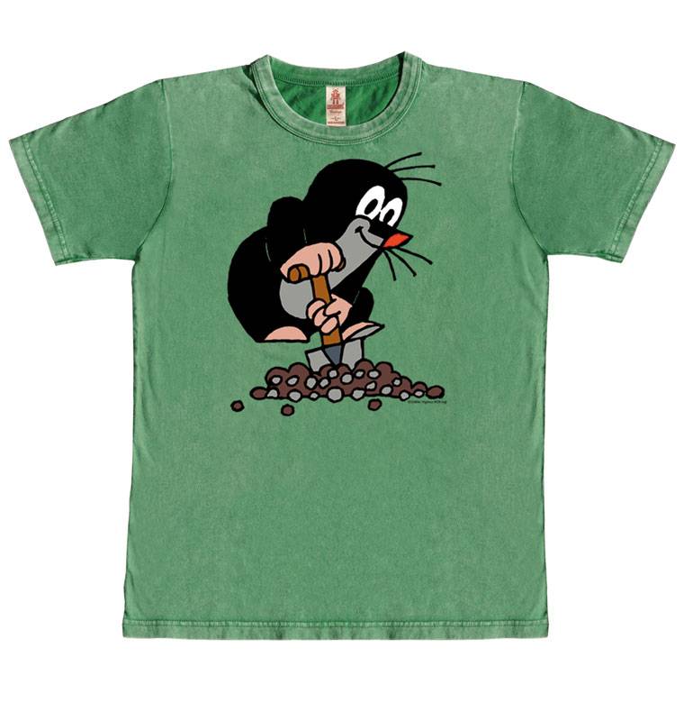 Logoshirt Der Kleine Maulwurf - Hügel - T-Shirt Vintage Print - Herren