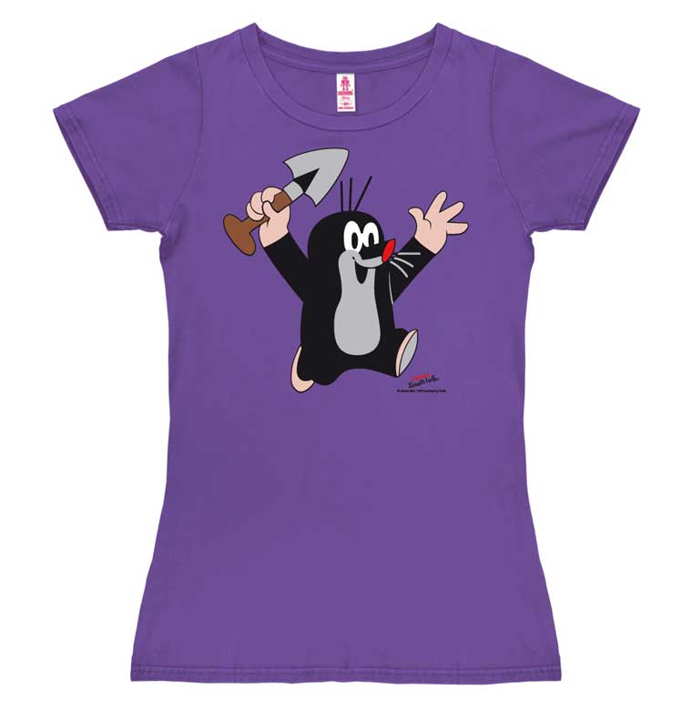 Logoshirt Der kleine Maulwurf - Juhu - T-Shirt Print - Damen