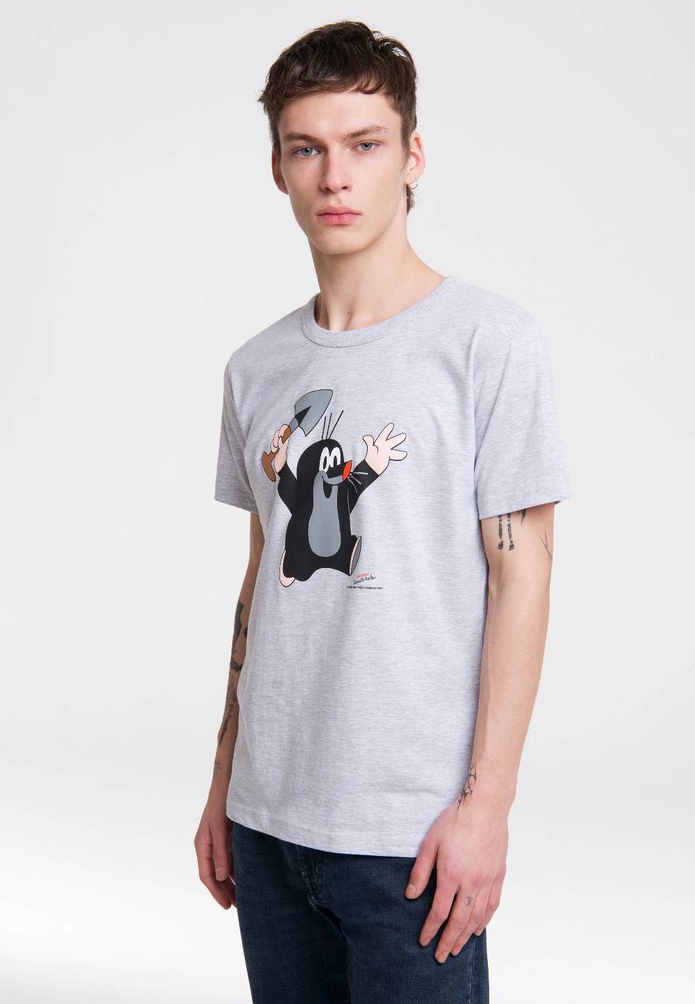 Logoshirt Der Kleine Maulwurf - Juhu - T-Shirt Print - Herren