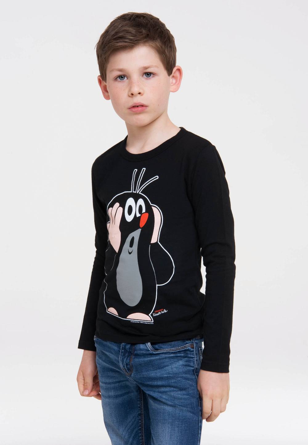 Logoshirt Der Kleine Maulwurf - Oh Oh! - Langarmshirt - Print - Kinder