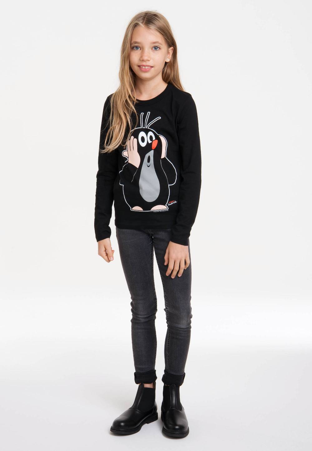 Logoshirt Der Kleine Maulwurf - Oh Oh! - Langarmshirt - Print - Kinder