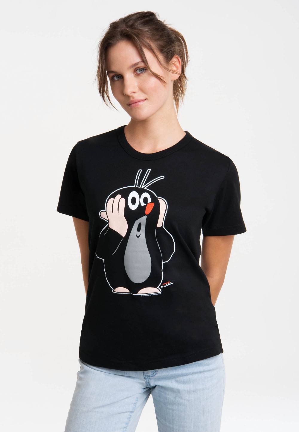 Logoshirt Der Kleine Maulwurf - Oh Oh! - T-Shirt Print - Damen