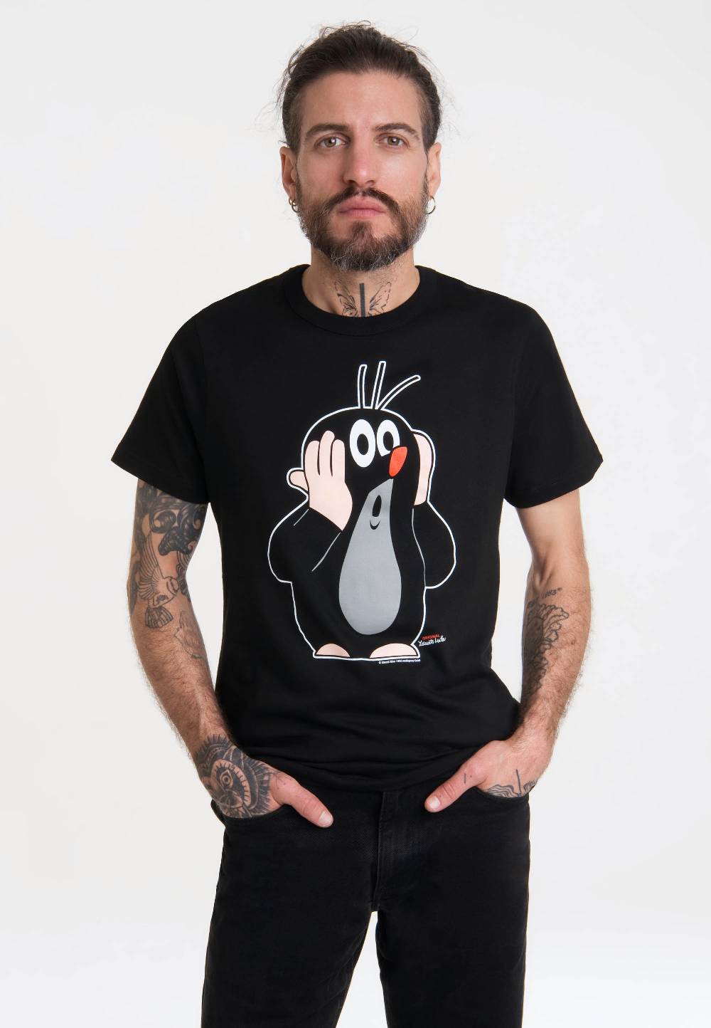 Logoshirt Der Kleine Maulwurf - Oh Oh! - T-Shirt Print - Herren