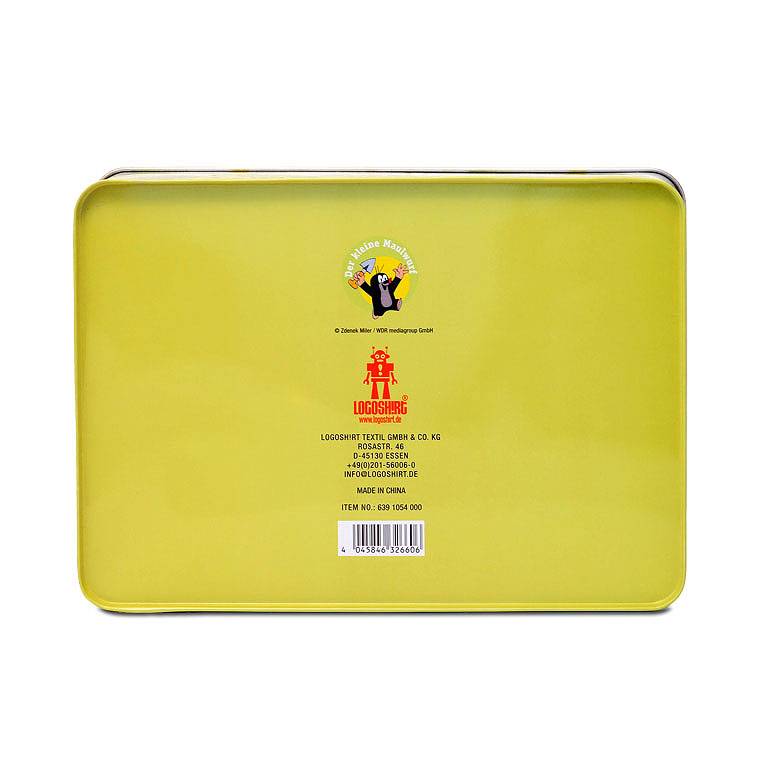 Logoshirt Der Kleine Maulwurf - Rakete - Blechdose Mit Abnehmbarem Deckel