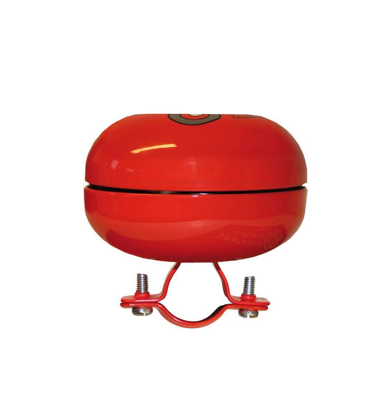 Logoshirt Der Kleine Maulwurf - Roller - Fahrradklingel Retro - Groß - Ø 80 Mm - Rot