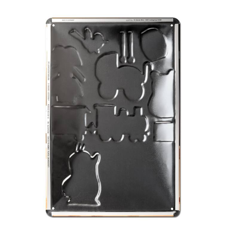 Logoshirt Der Kleine Maulwurf - Spielzeugladen - Blechschild - Aus Robustem Stahblech - Gewölbt Mit Prägung - 20 X 30 Cm