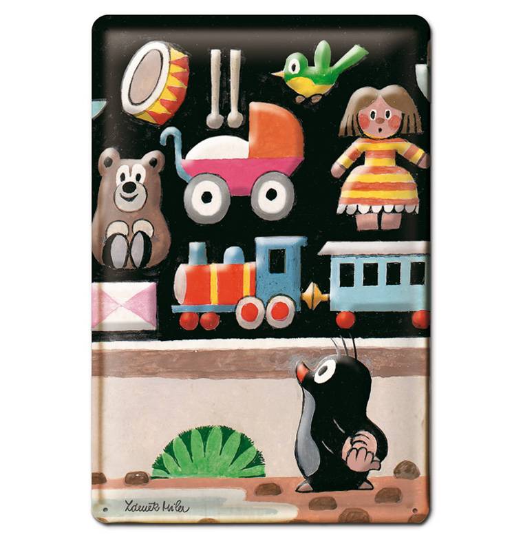 Logoshirt Der Kleine Maulwurf - Spielzeugladen - Blechschild - aus robustem Stahblech - gewölbt mit Prägung - 20 x 30 cm Logoshirt Der Kleine Maulwurf - Spielzeugladen - Blechschild - aus robustem Stahblech - gewölbt mit Prägung - 20 x 30 cm