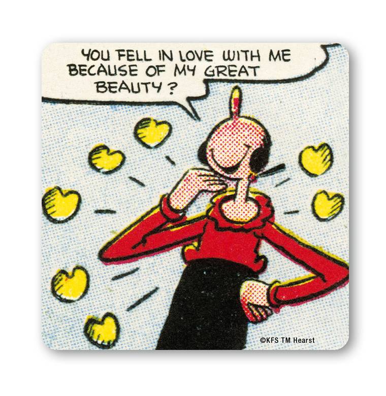 Logoshirt Der Seemann - Popeye & Olivia - 6er Set - Untersetzer