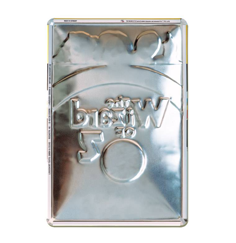 Logoshirt Der Zauberer Von Oz - The Happiest Film Ever Made - Blechschild - Aus Robustem Stahblech - Gewölbt Mit Prägung - 20 X 30 Cm