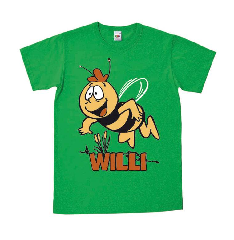 Logoshirt Die Biene Maja - Willi - Fliegend - T-Shirt Print