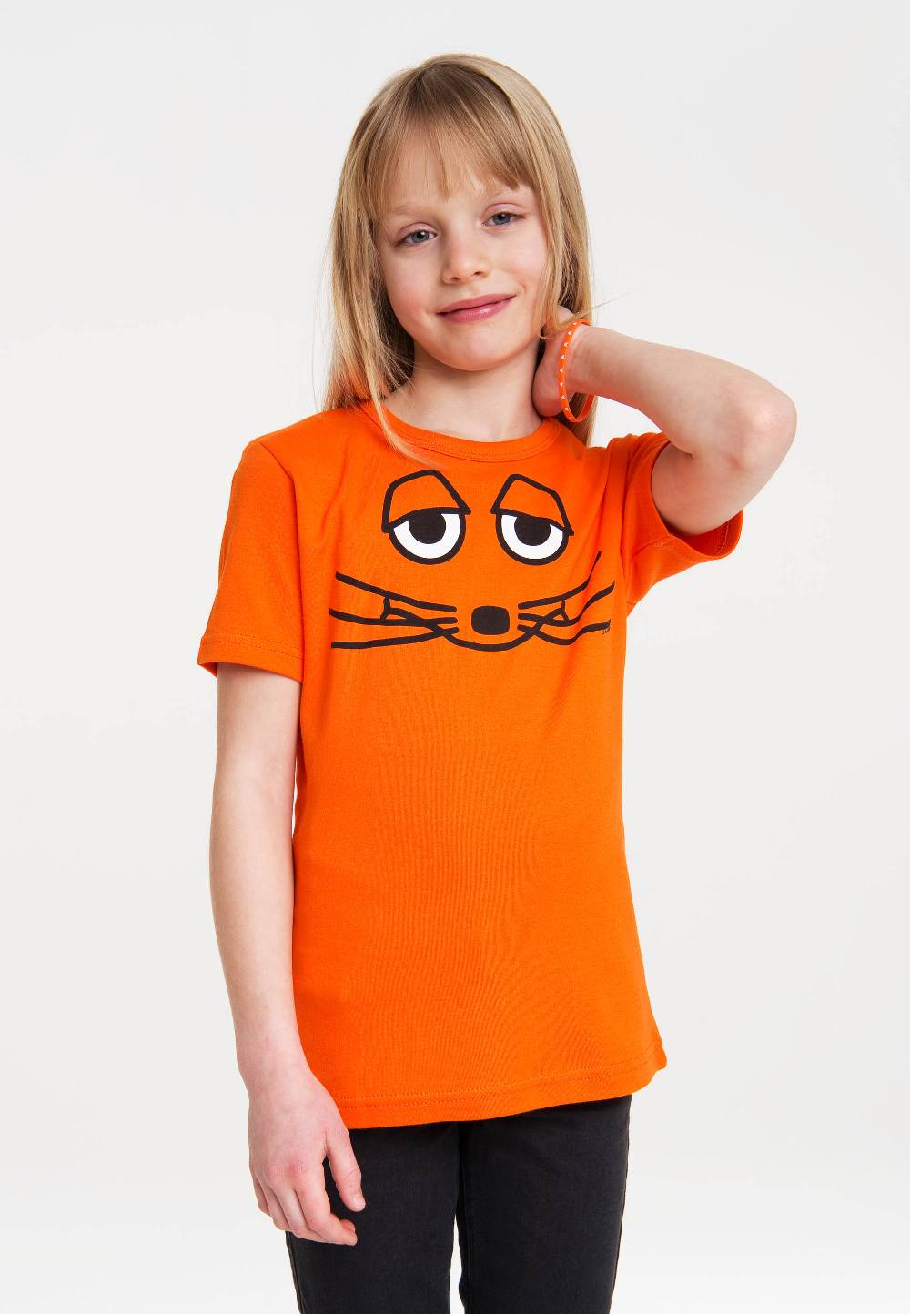 Logoshirt Die Sendung Mit Der Maus - Die Maus - Gesicht - T-Shirt Print - Kinder