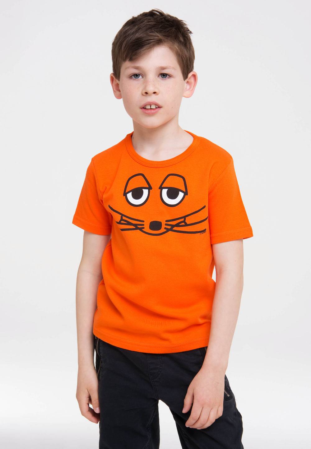 Logoshirt Die Sendung Mit Der Maus - Die Maus - Gesicht - T-Shirt Print - Kinder
