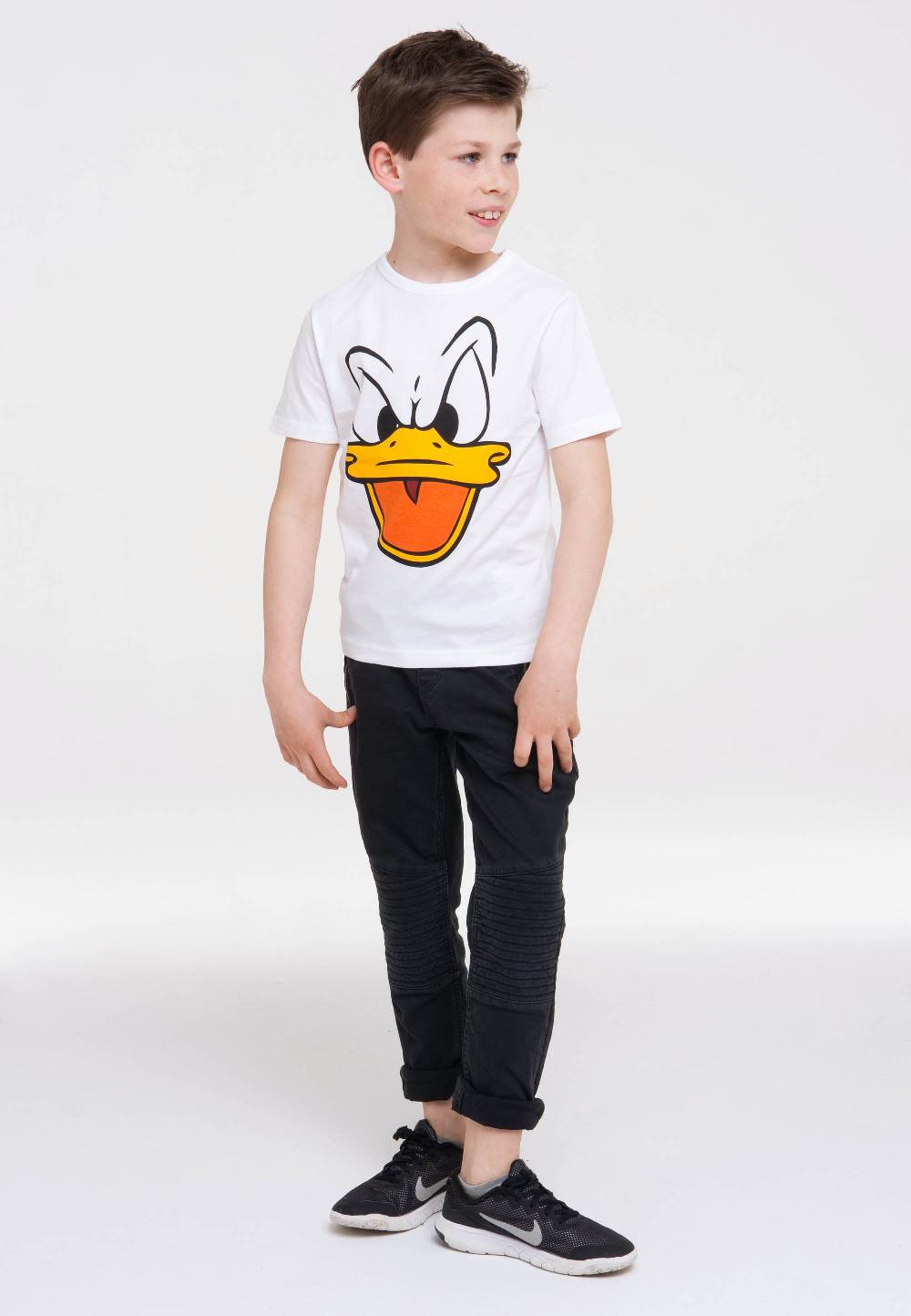 Logoshirt Disney - Donald Duck - Gesicht - Organic - T-Shirt Print - Kinder