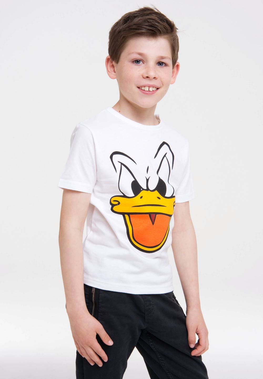 Logoshirt Disney - Donald Duck - Gesicht - Organic - T-Shirt Print - Kinder
