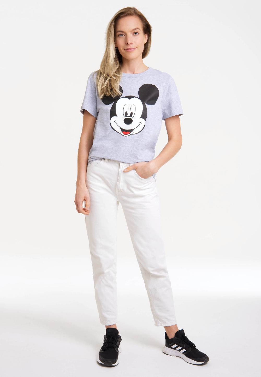 Logoshirt Disney - Micky Maus - Gesicht - T-Shirt Print - Damen