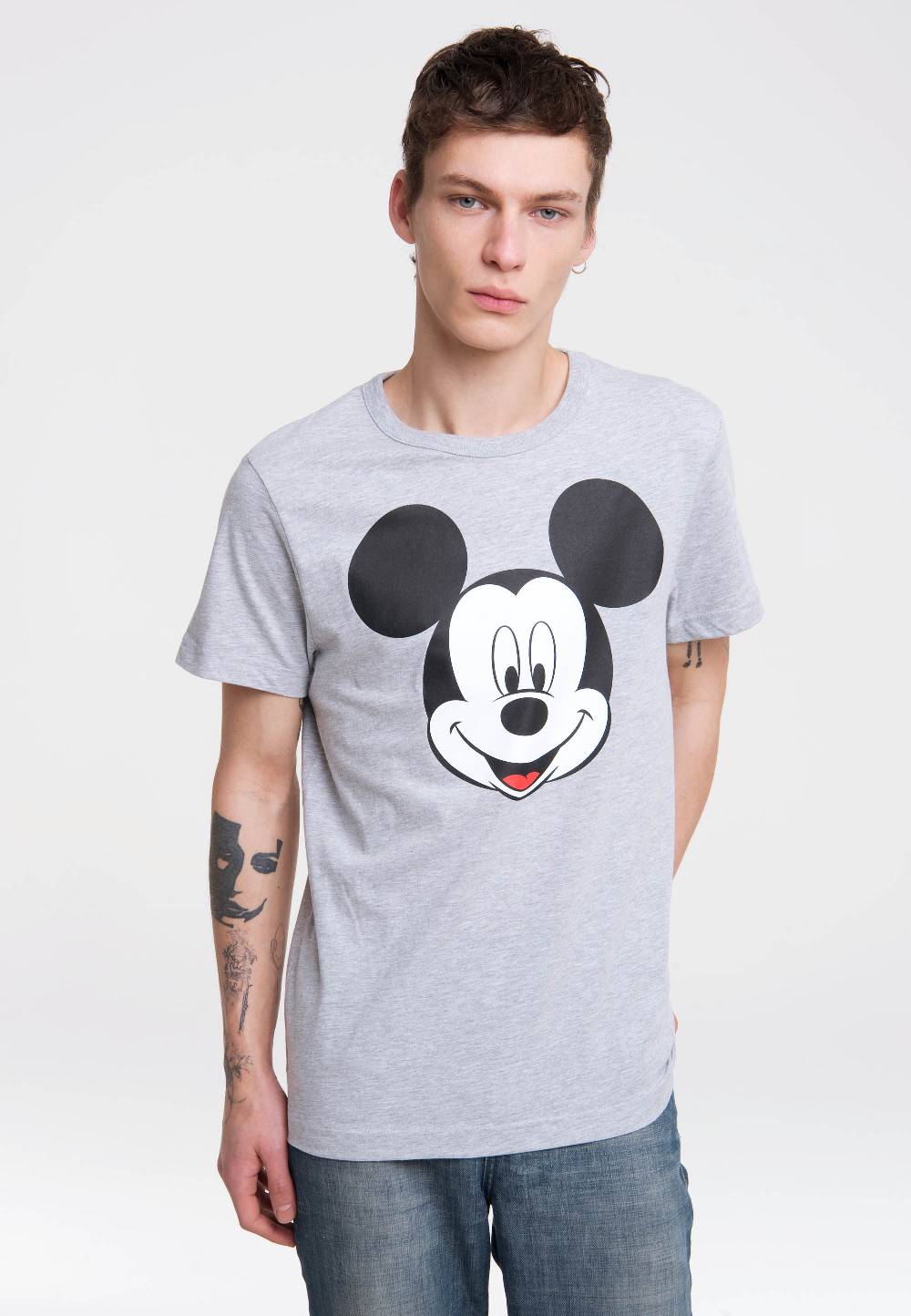Logoshirt Disney - Micky Maus - Gesicht - T-Shirt Print - Herren
