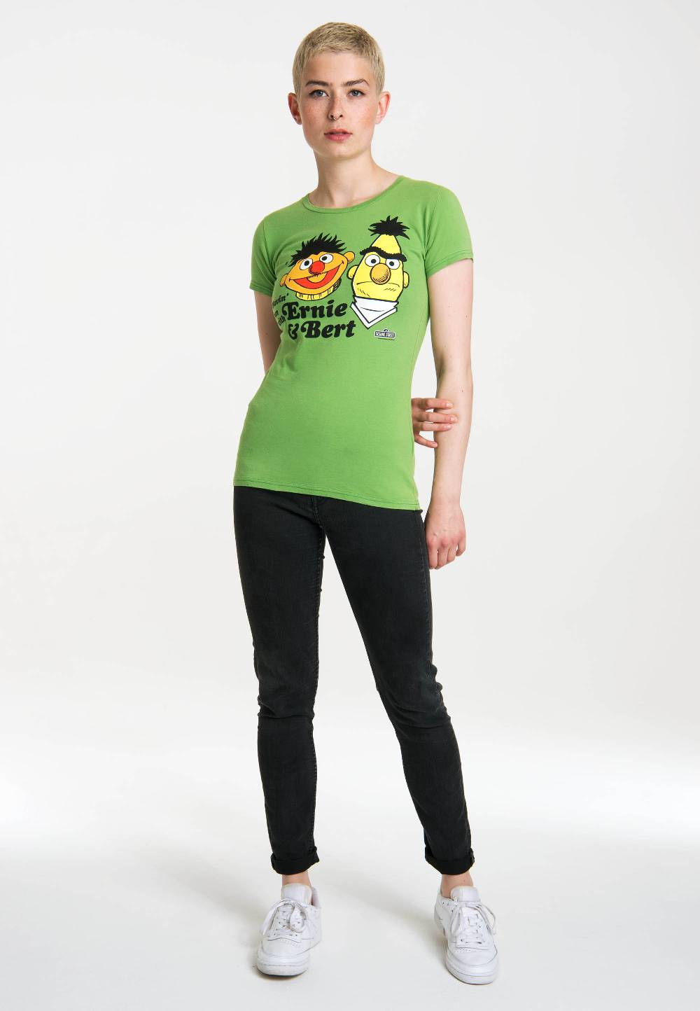 Logoshirt Ernie & Bert - Havin' Fun - Vintage - T-Shirt Print - Damen