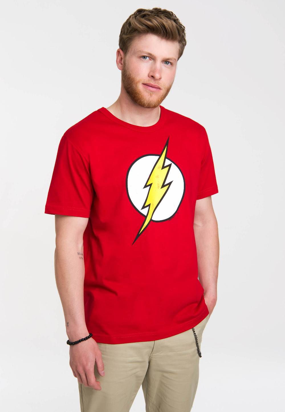 Logoshirt Flash - Logo - DC Comics - T-Shirt Print - Herren