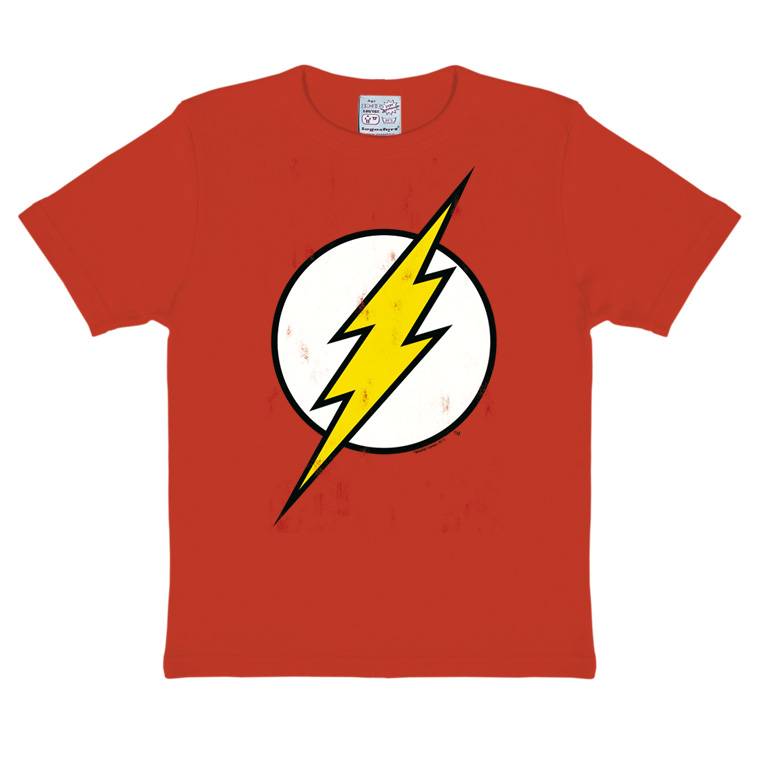 Logoshirt Flash - Logo - DC Comics - T-Shirt Print - Kinder