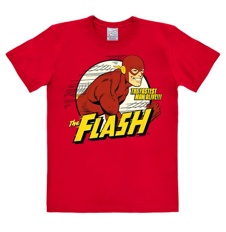 Logoshirt Flash - The Fastest Man Alive - DC Comics - T-Shirt Print - Herren