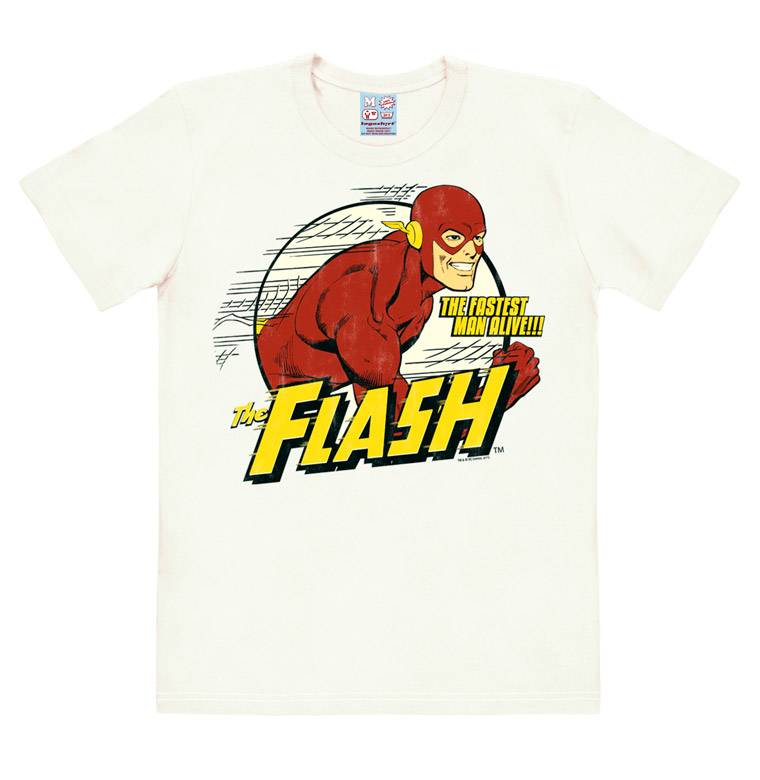 Logoshirt Flash - The Fastest Man Alive - DC Comics - T-Shirt Print - Herren