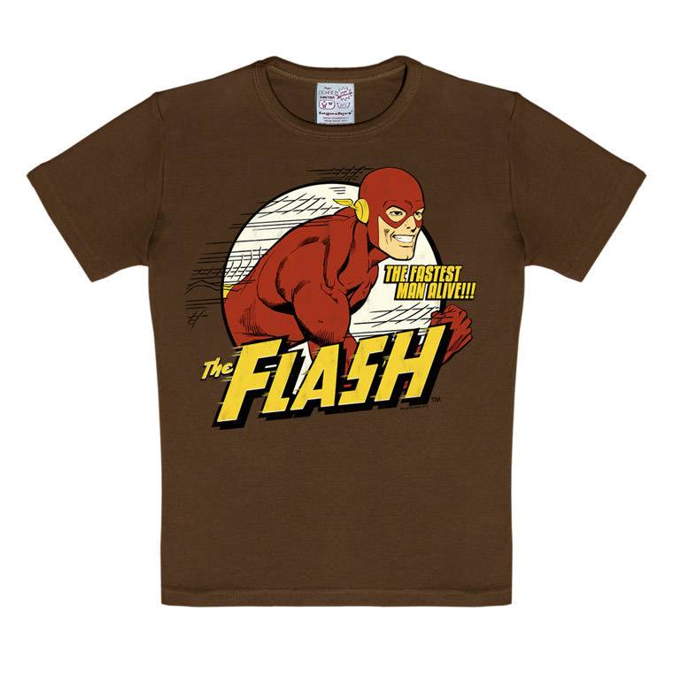 Logoshirt Flash - The Fastest Man Alive - DC Comics - T-Shirt Print - Kinder