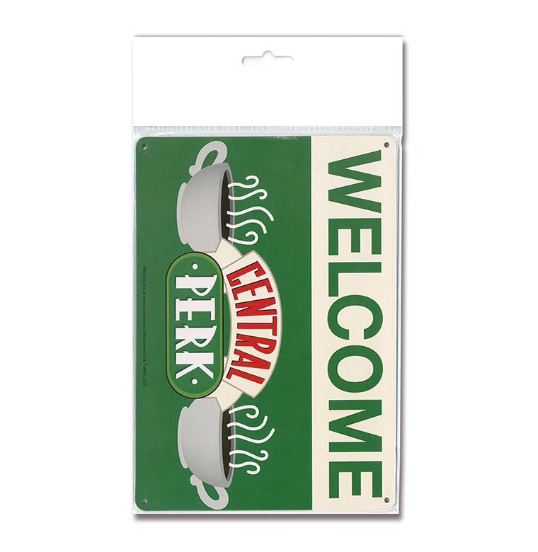 Logoshirt Friends - Central Perk - Welcome - Blechschild A5