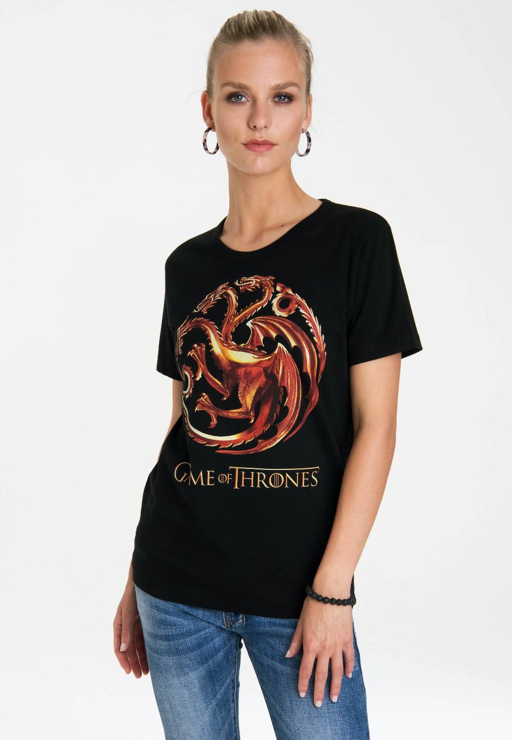 Logoshirt Game Of Thrones - Targaryen - Wappen - Drachen - T-Shirt Print - Damen