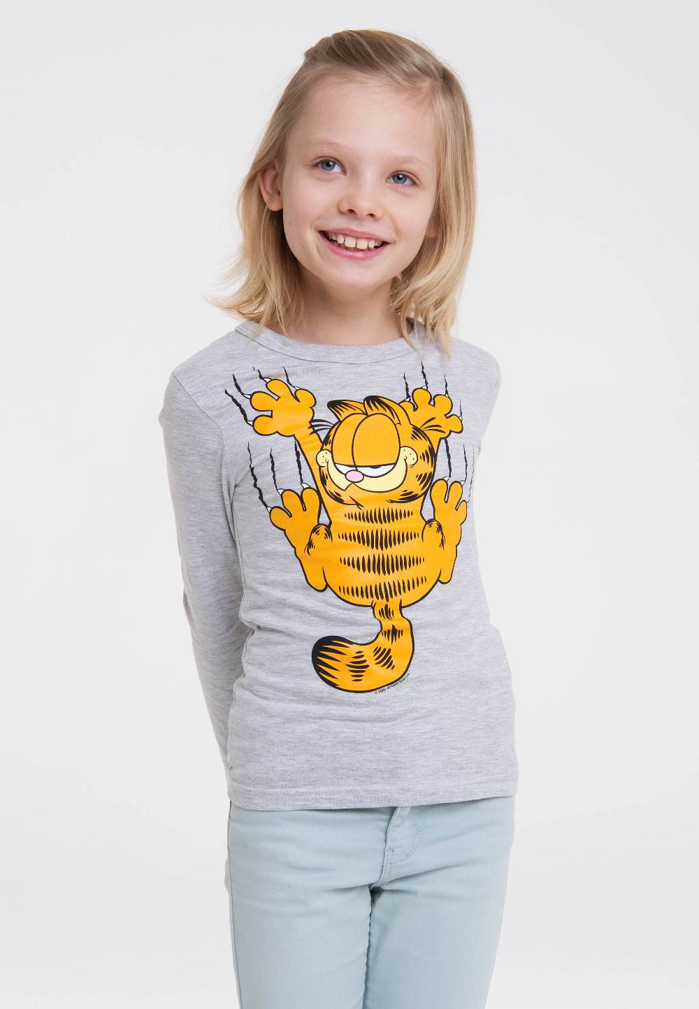 Logoshirt Garfield - Scratches - Langarmshirt Print - Kinder