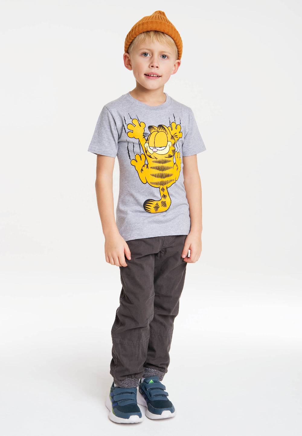 Logoshirt Garfield - Scratches - Organic - T-Shirt Print - Kinder