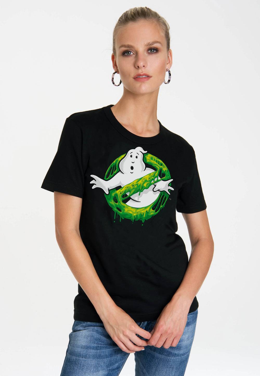 Logoshirt Ghostbusters - Slime Logo - T-Shirt Print - Damen