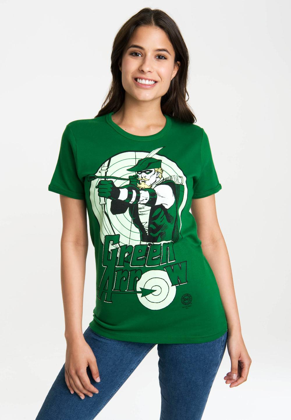 Logoshirt Green Arrow - DC Comics - T-Shirt Print - Damen