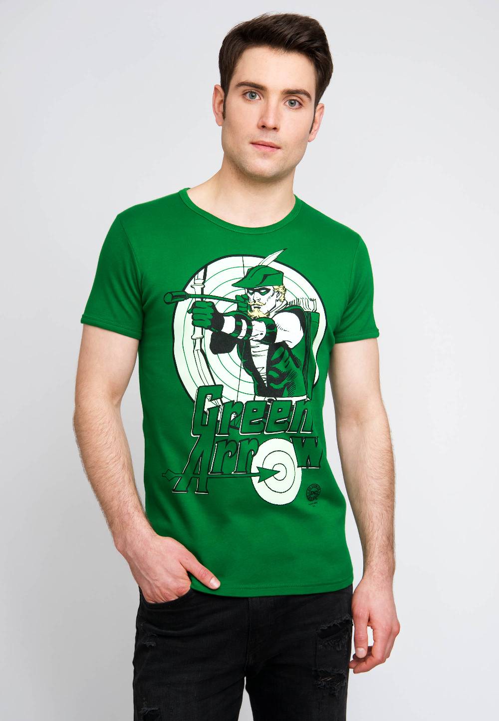 Logoshirt Green Arrow - DC Comics - T-Shirt Print - Herren