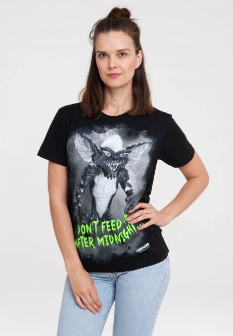 Logoshirt Gremlins - Don't Feed Me After Midnight - T-Shirt Print - Damen
