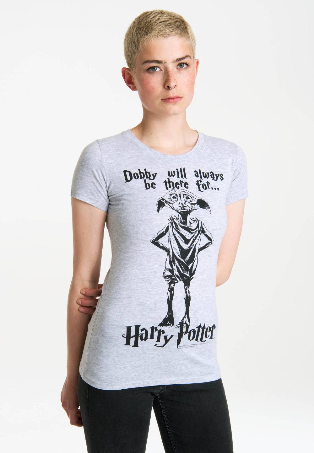 Logoshirt Harry Potter - Dobby Will Always Be There - T-Shirt Print - Damen