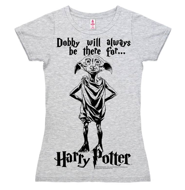 Logoshirt Harry Potter - Dobby Will Always Be There - T-Shirt Print - Damen