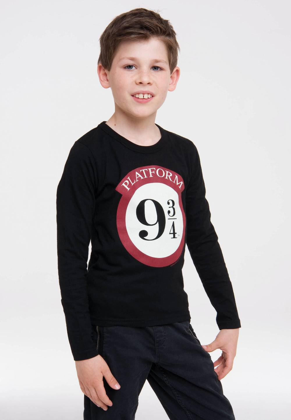 Logoshirt Harry Potter - Gleis 9 3/4 - Hogwarts Express - Langarmshirt Print - Kinder