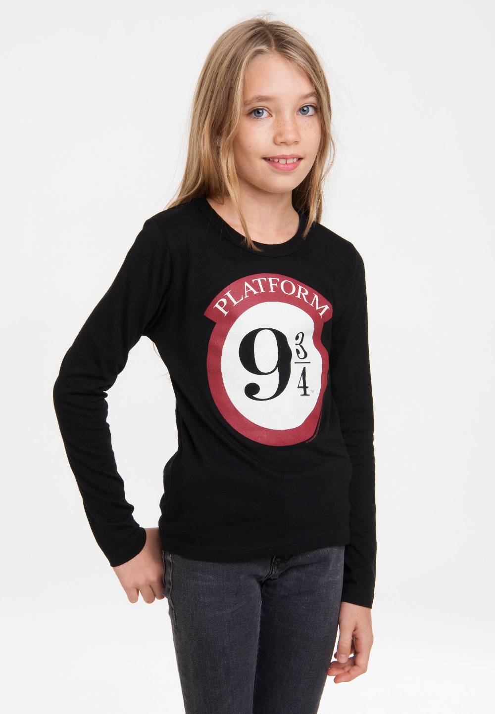 Logoshirt Harry Potter - Gleis 9 3/4 - Hogwarts Express - Langarmshirt Print - Kinder