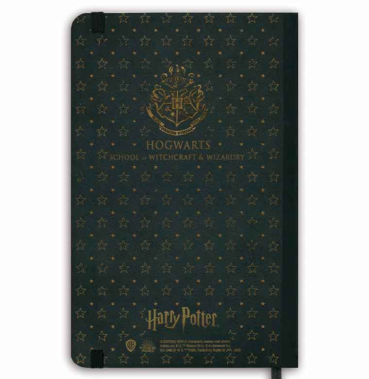 Logoshirt Harry Potter - Hedwig - Hardcover Notizbuch A5 - Mit Gummiband - Liniert