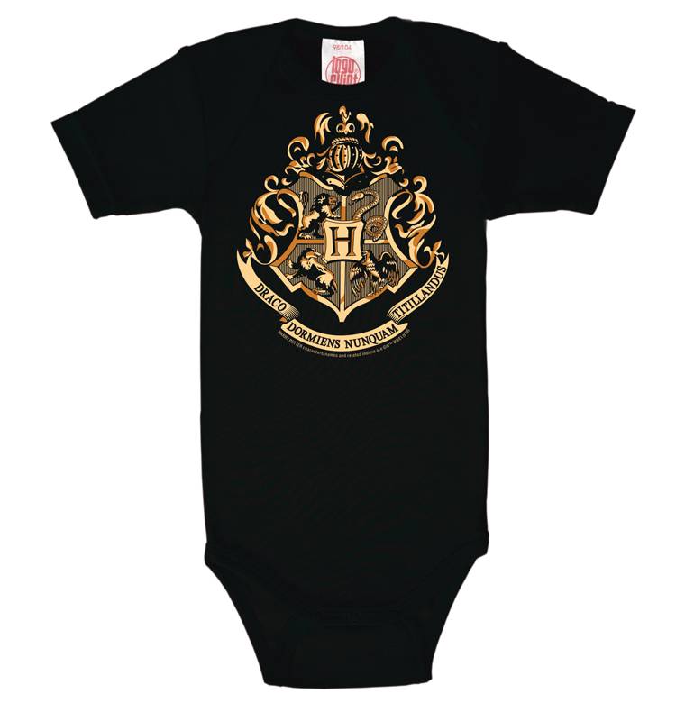 Logoshirt Harry Potter - Hogwarts - Emblem - Baby Body - Kurzarm