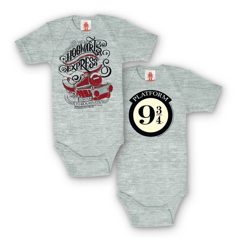 Logoshirt Harry Potter - Hogwarts Express - Gleis 9 3/4 - Baby Body - Kurzarm - 2er Set