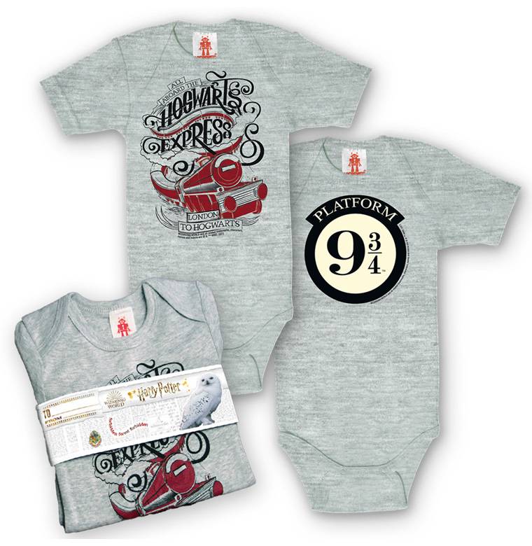 Logoshirt Harry Potter - Hogwarts Express - Gleis 9 3/4 - Baby Body - Kurzarm - 2er Set
