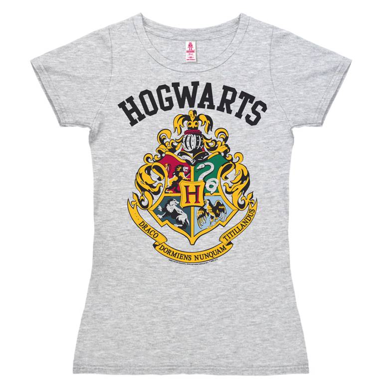 Logoshirt Harry Potter - Hogwarts Logo - T-Shirt Print - Damen