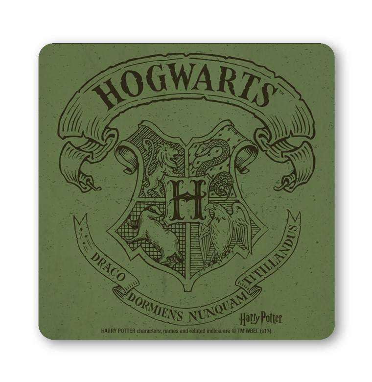 Logoshirt Harry Potter - Hogwarts Logo - Vintage - Untersetzer