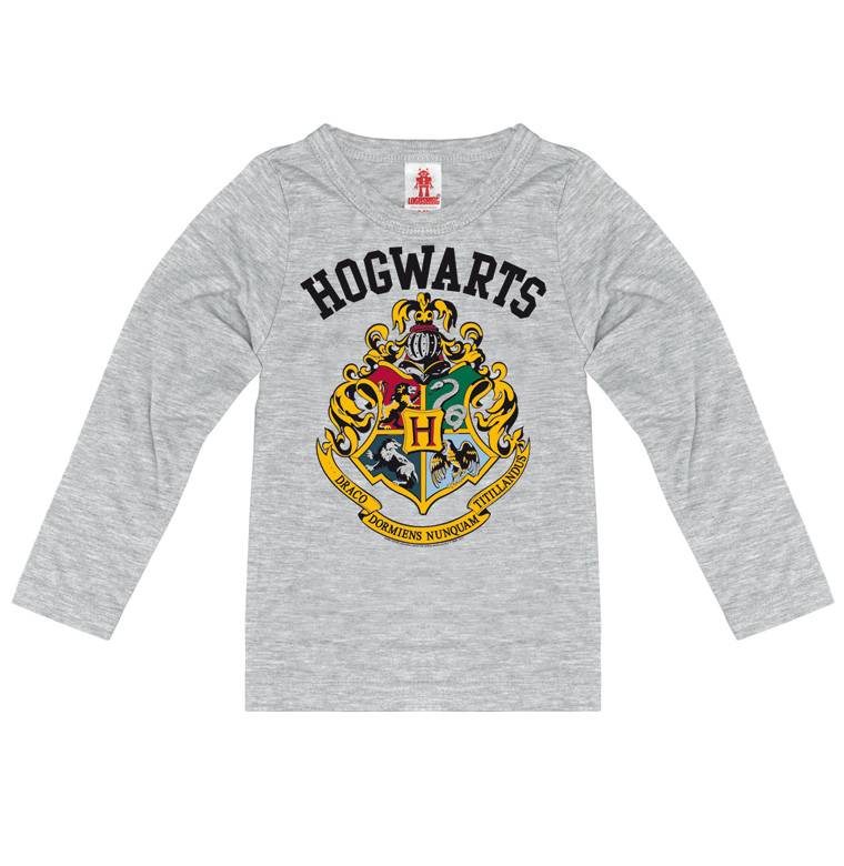 Logoshirt Harry Potter - Hogwarts Logo - Wappen - Langarmshirt Print - Kinder