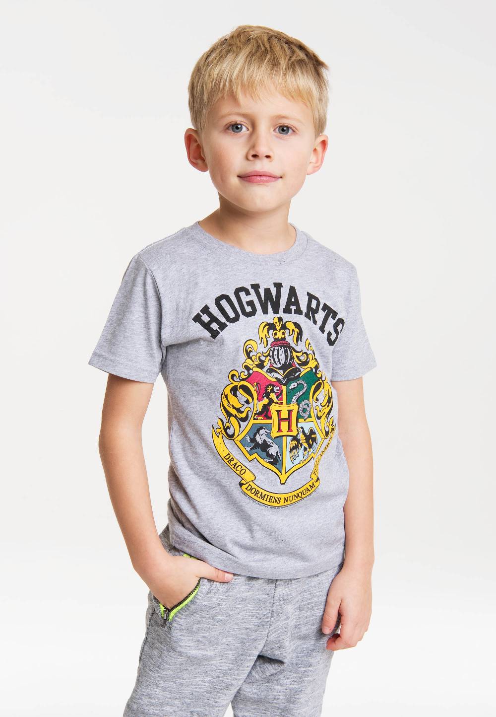 Logoshirt Harry Potter - Hogwarts Logo - Wappen - Organic - T-Shirt Print - Kinder